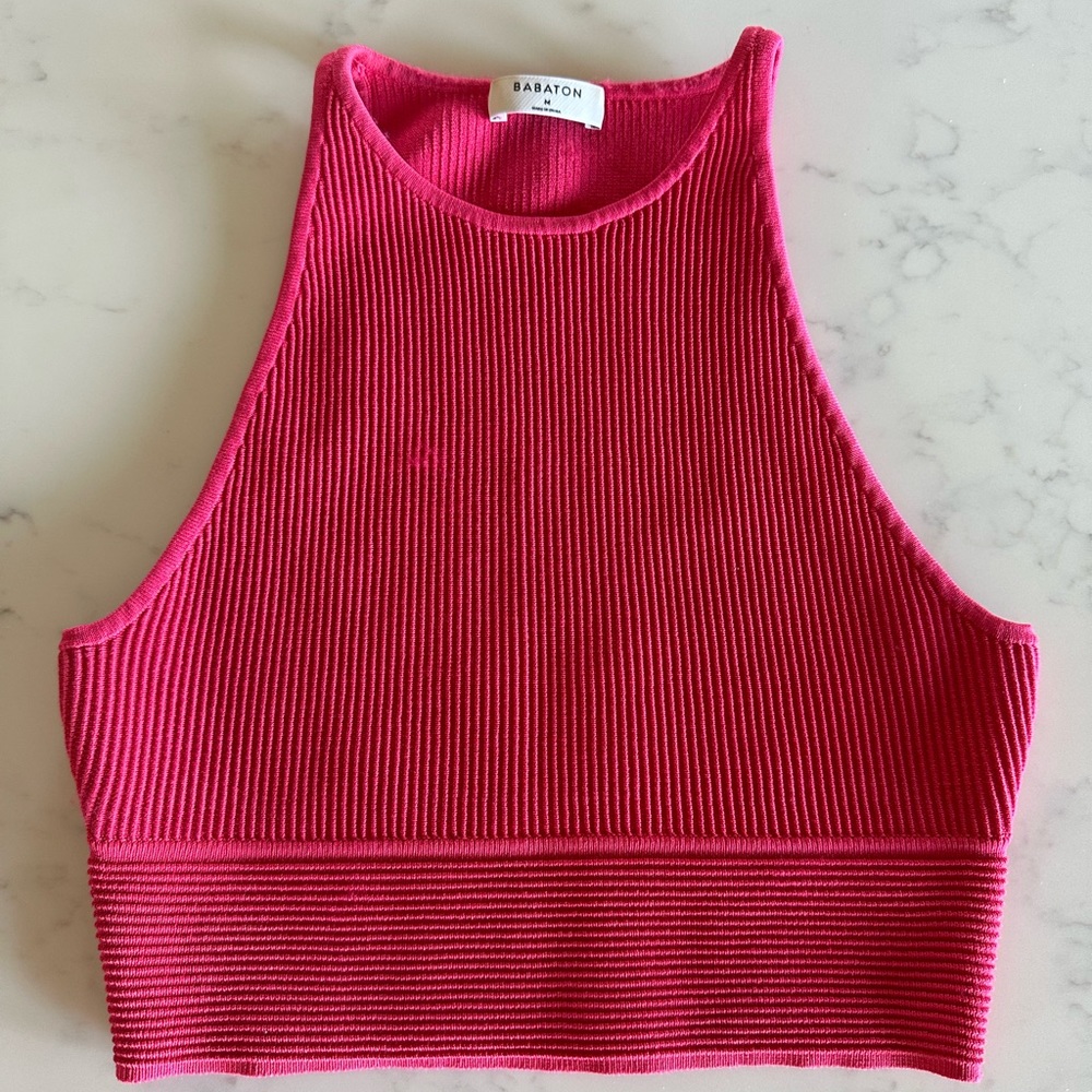 Aritzia Pink Crop